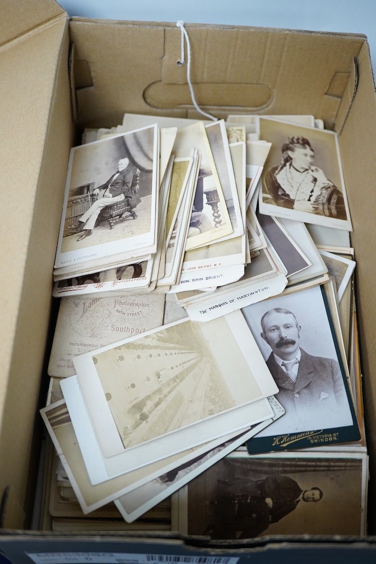 Collection of approximately three hundred and fifty Victorian Carte de Visites, mostly London photographers